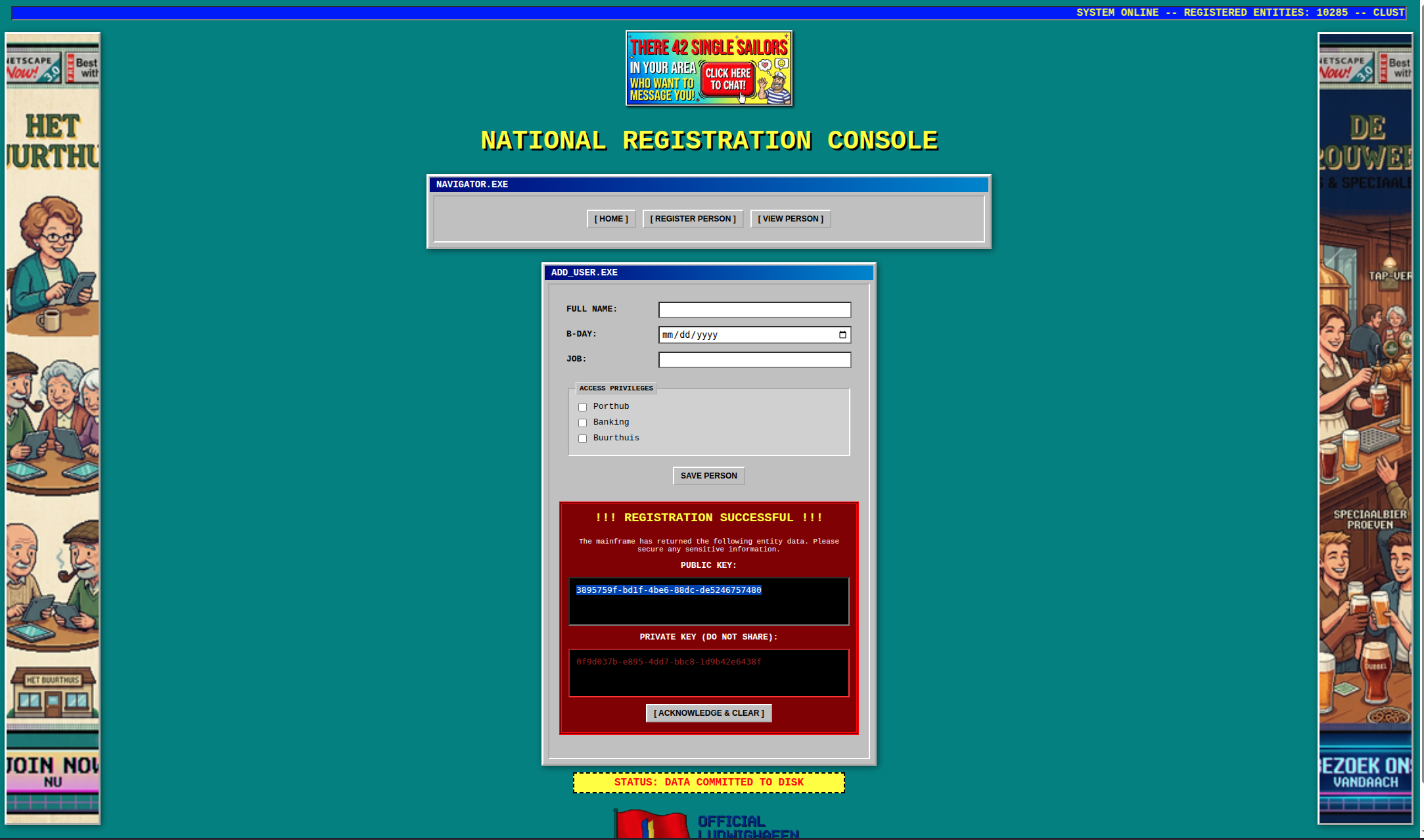 Royal municipal records